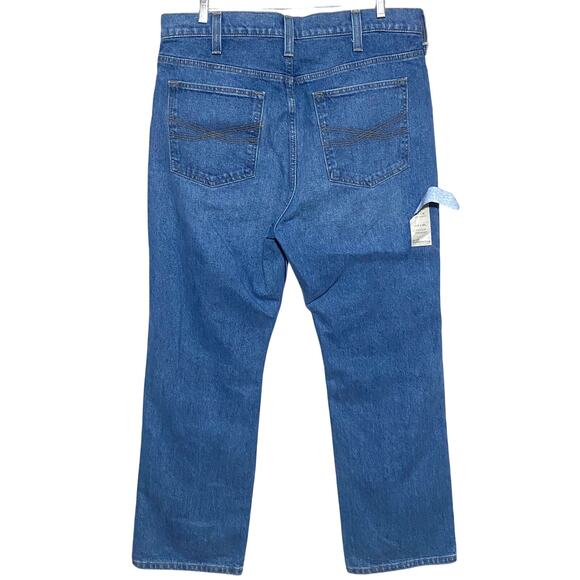 Blue Ranchwear Men 36 Bronc Rider Light Medium Wash Rigid Regular Straight Jeans - Picture 2 of 10